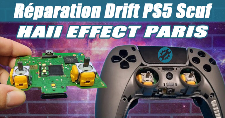 Réparation du Drift manette DualSense PS5 à Mulhouse