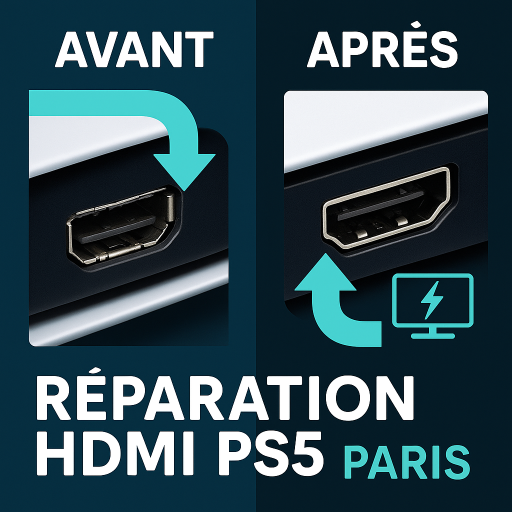 réparation HDMI ps5 paris